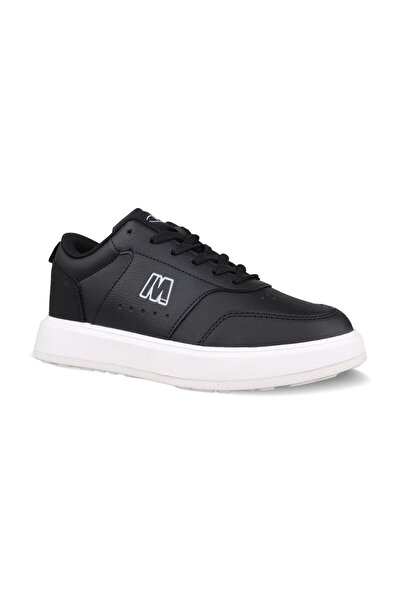 M.P. Women's Lace-Up Black-White Sneakers