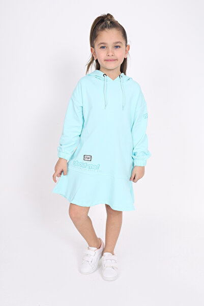 Toontoy Φόρεμα για κορίτσια με κουκούλα Arma Λεπτομερές με τύπωμα Φόρεμα