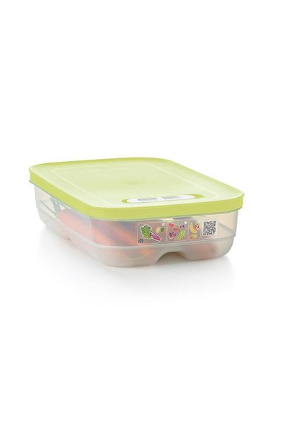Tupperware Greenhouse Series Low Body Food Storage Container Lime 1.8 Lt