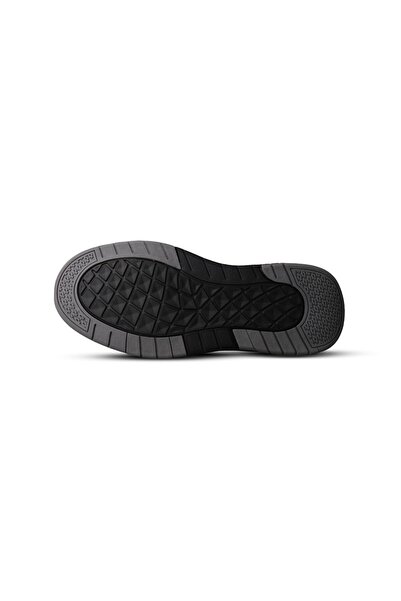 M.P. Erkek Bağcıklı Siyah Sneaker