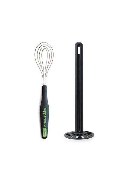 Tupperware Set of 2 Potato Mashers and Wire Beater