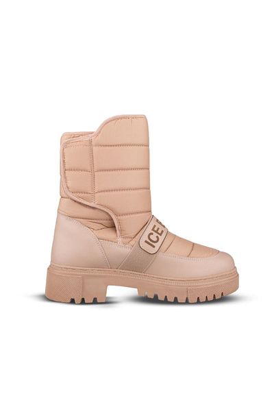 M.P. Women's Slip-On Beige Casual Boots