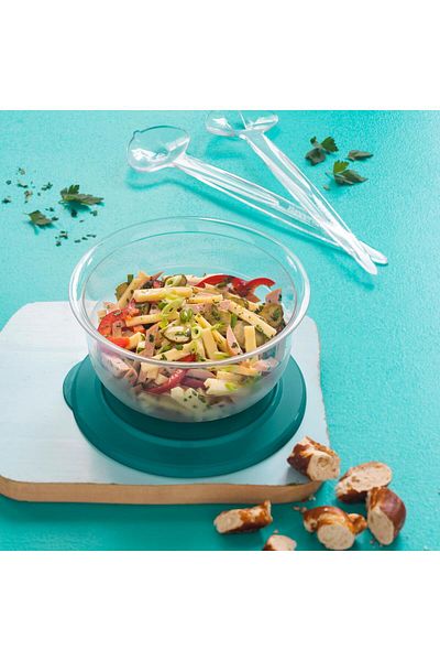 Tupperware Green Crystal Refrigerator Storage Bowl - 1.1 Lt