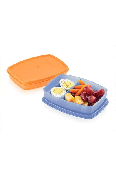 Tupperware Eco Bento Compartmented Food Storage and Nutrition Container Set of 2