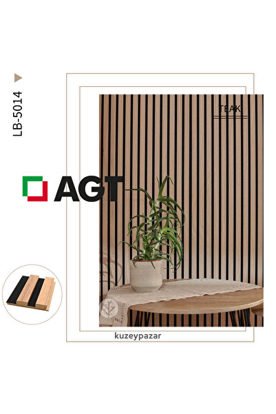 İMBAŞ AGT Duvar Lambri Profili Lb 5014- TEAK