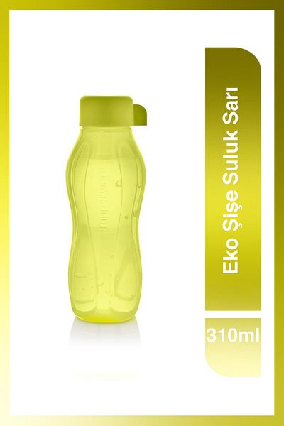 Tupperware Eco Yellow Bottle Drinker and Flask - 310ml