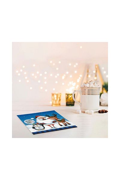 lidl New Year's Themed - Snowman, Santa Claus, Penguin Deer Napkin Service