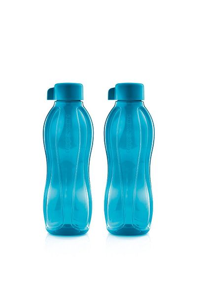 Tupperware Eco Bottle Water Bottle and Flask 2 Pack Teal 750ml