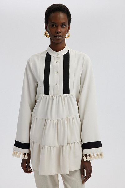 Touché Privé Linen Textured Tunic