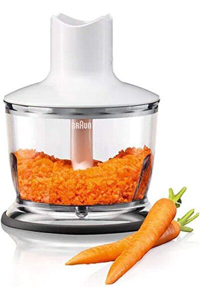 Braun Hand Blender Multiquick 3 Powerbell Plus, Splash Control, Dual Speed, 500ml Chopper - Mq3035