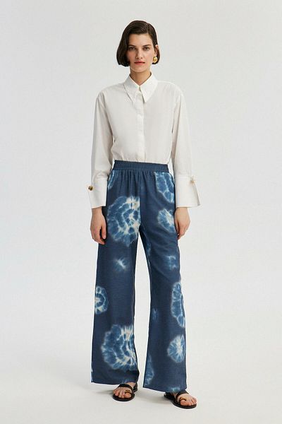 Touché Privé Batik Patterned Stylish Trousers