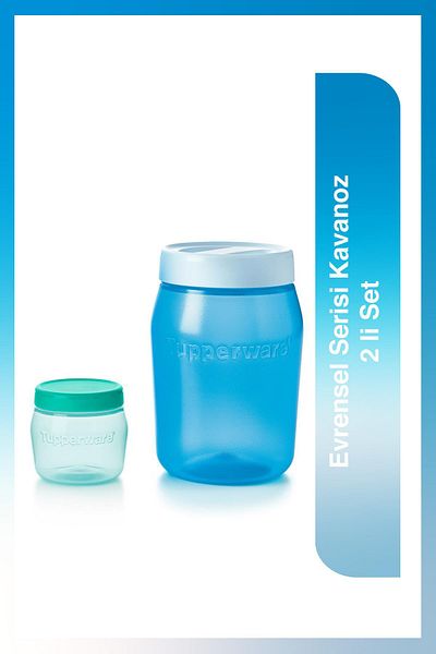 Tupperware Universal Series Set of 2 Food Storage Jars