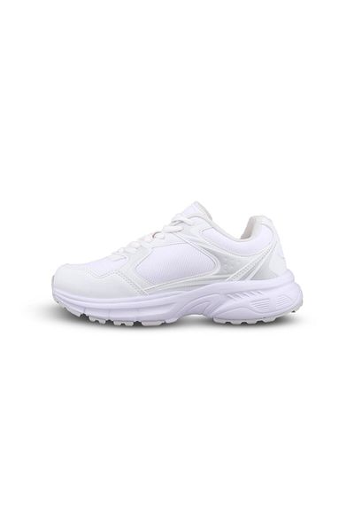 M.P. Tenis alb cu șireturi pentru damă