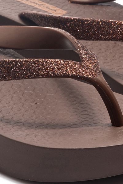 İpanema Γυναικείες σαγιονάρες καφέ Mesh Chic - 35/40