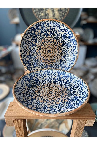 Bonna Porselen Alhambra Gourmet Pit Plate 20 cm 500 Cc Alhgrm20Ck (Set of 6)