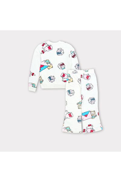 Hello Kitty Girls Sweatshirt And Joggers Set