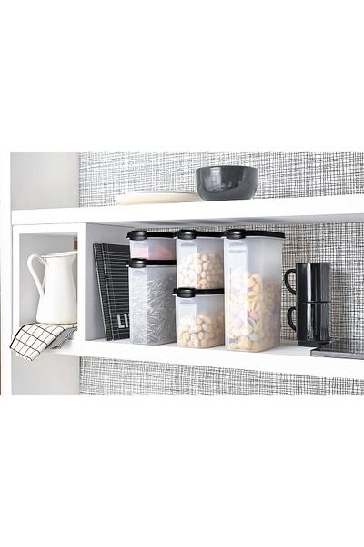 Tupperware Oval Dry Food Storage Container Set of 5