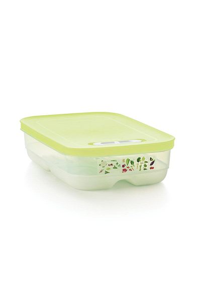 Tupperware Greenhouse Series Low Body Food Storage Container Lime 1.8 Lt