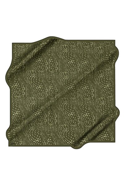 Aker 8904701 -351 Model Eșarfă de mătase - Sura verde kaki