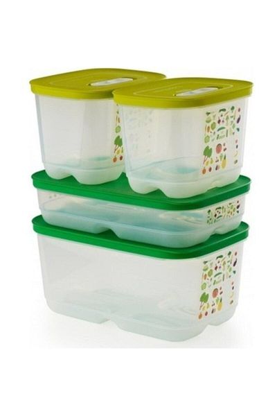 Tupperware Greenhouse Set of 4 Storage Containers