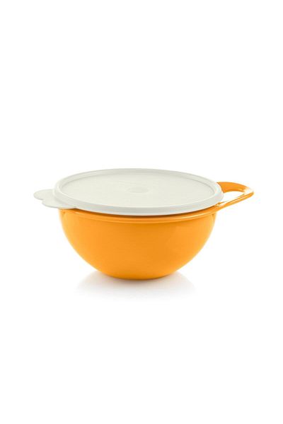 Tupperware 1.3 Lt Mixer Mini - Food Preparation and Mixing Container, Orange