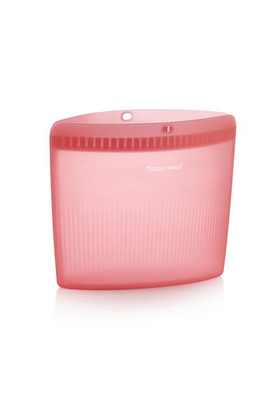 Tupperware Pink Silicone Food Carry Bag - XL