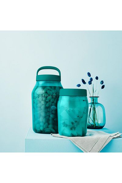 Tupperware Green Universal Series Food Storage Jar - 1.5 Lt