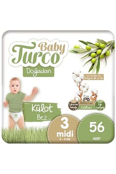 Baby Turco 5-9KG Baby Midi Panties - 112 Pieces, Super Economic Size