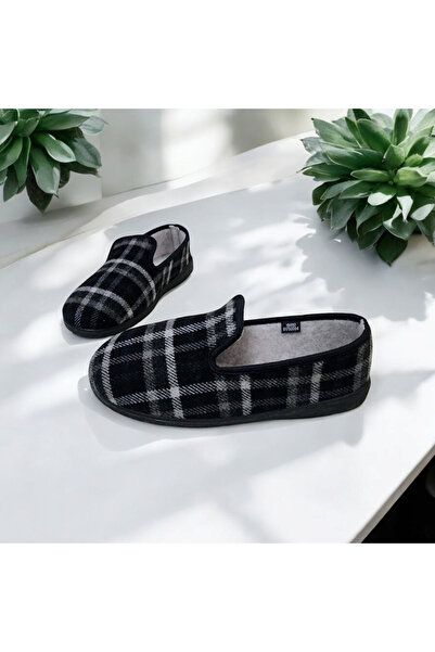 GokceKundura06 Щоденні зручні домашні капці з картатим візерунком