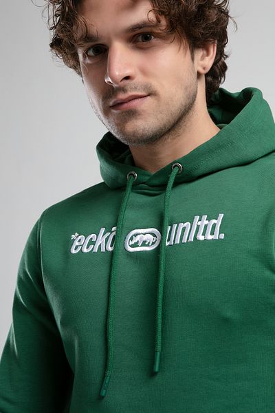 ECKO UNLTD Yorker Green Sweatshirt Embroidered Loose Fit Men's Sweatshirt