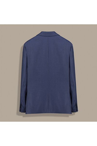 Sarar Intervi̇ev Slim Fit Woven Fabric Navy Blue Suit