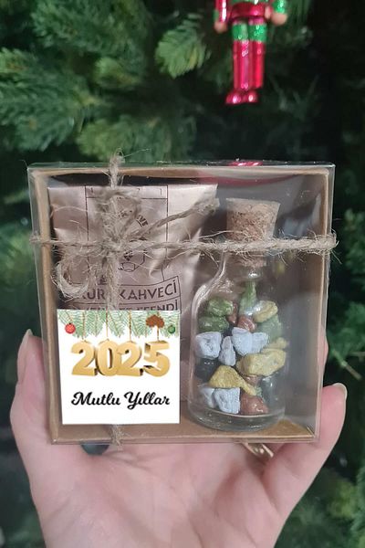 PEKSHOP Δώρο Πρωτοχρονιάς Κουτί δώρου σοκολάτας τουρκικού καφέ Σετ 5 τεμαχίων Δώρο Πρωτοχρονιάς