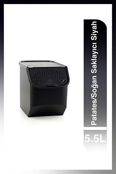 Tupperware Siyah Patates Ve Soğan Saklama Kabı 5.5 Lt