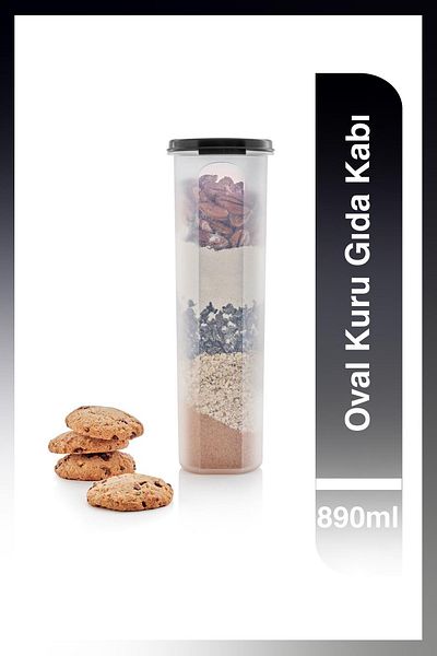 Tupperware Oval Pulses and Dry Food Storage Container 4 890 ml