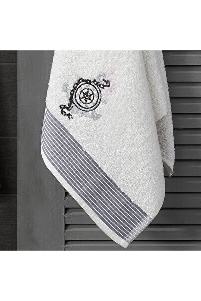 INTER Z Towel Bathrobe Set Cream Sea L-Xl