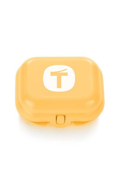 Tupperware Yellow Mini Food CarryinG ConTainer