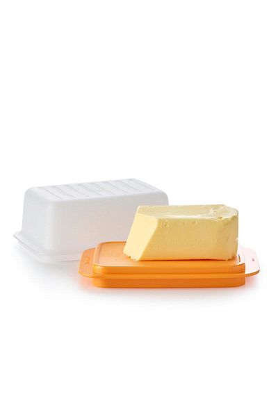 Tupperware Orange - Butter Refrigerator Food Storage Container