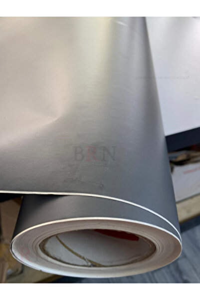 BRN Reklam matt antrasit kendinden yapışkanlı dolap masa kaplama folyosu 90x100