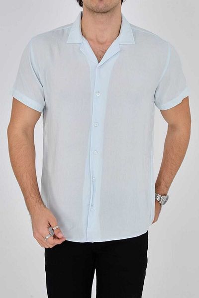 MCZ GİYİM Мъжка риза Slim-Fit с отворена яка