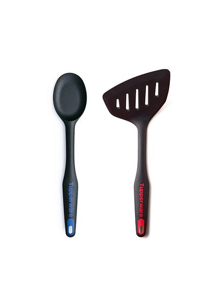 Tupperware Large Spatula and Multi-Purpose Spoon Set of 2