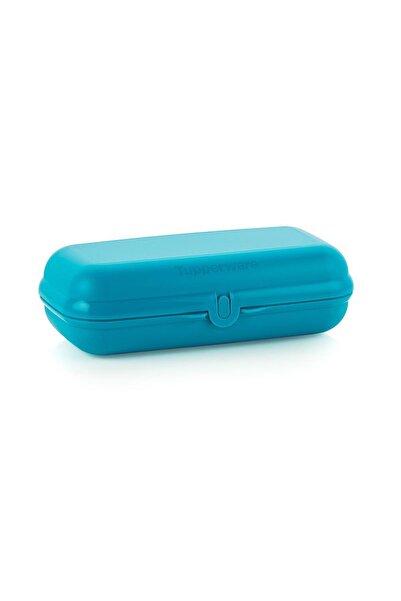 Tupperware Eco Rectangular Carrying Cup Blue Airtight Practical and Fashionable Design