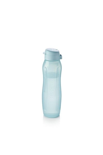Tupperware Blue Blackberry Eco Bottle Slim Drinker and Flask - 1 Lt