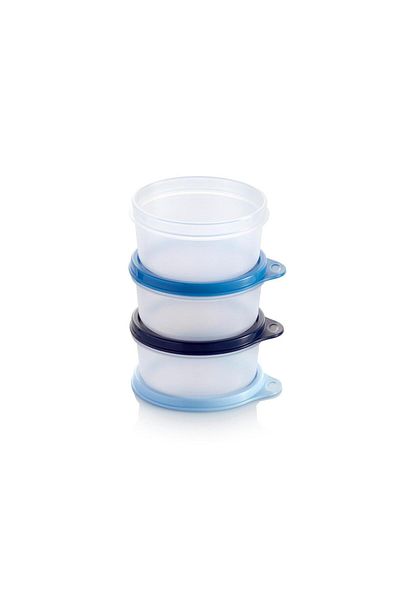 Tupperware Snack Containers White Set of 3
