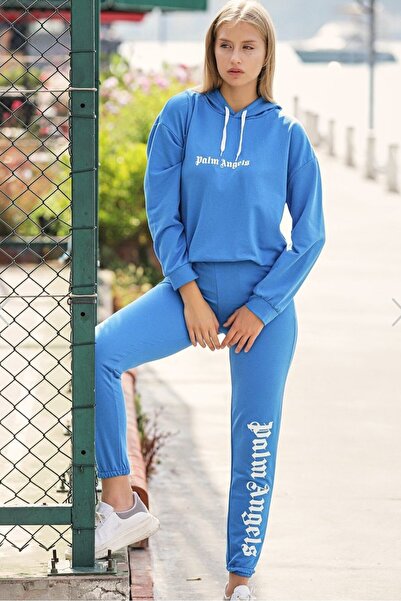 yagmurberen Набір з бавовняних штанів та сорочки з капюшоном