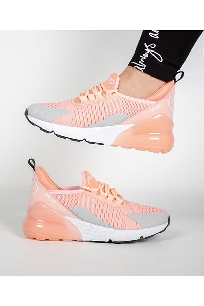 AZE STEP Roz-gri Aıc 270 Sneaker Pantofi sport ușoare din plasă de mers