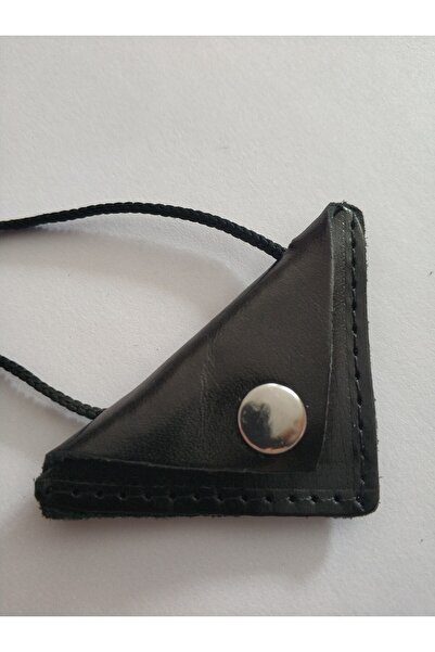 Sermet Süs Dünyası Deri Kılıf Ipli Boyun Cevşeni Kullanışlı Muska Kılıfı Gerçek Deri