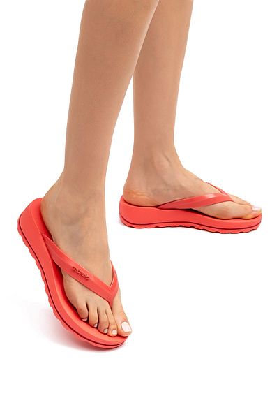 Twigy Fabi Line Red Women's Flip Flops - 35/40