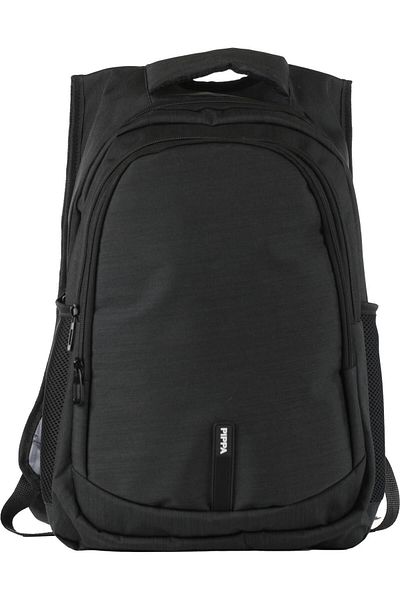 Pippa Teo Three-Eye Black School Casual and Travel Backpack