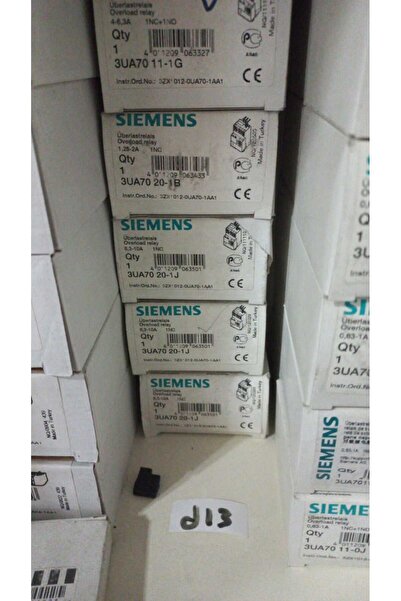Siemens 3UA70 20-0J Aşırı Yük Rölesi 0,63-1.0 Amper