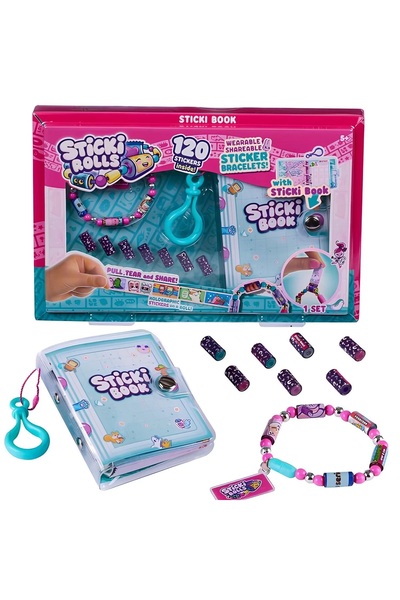 Tower Toys STICKI Rolls Sticki Kitabı Giyilebilir Ve Paylaşılabilir Çıkartma ...